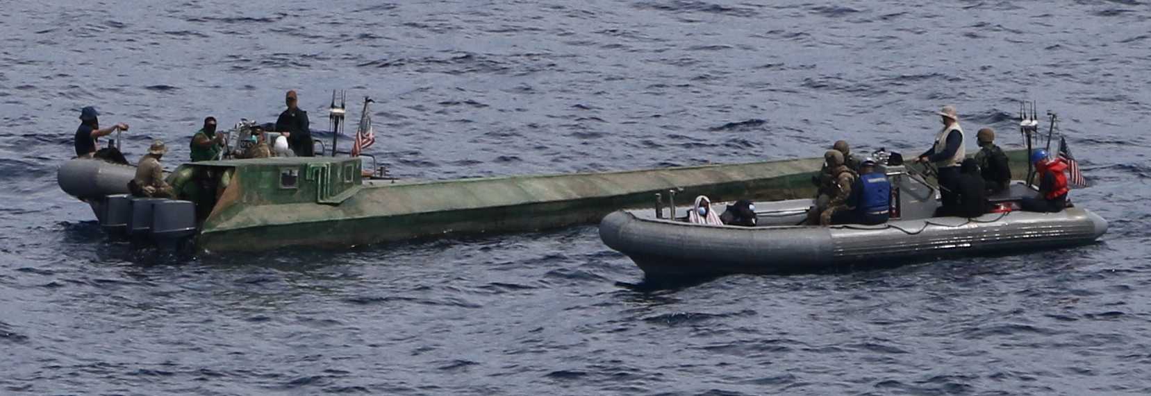 USS Preble with 100 bales of cocaine from a low-profile go-fast vessel in the eastern Pacific
