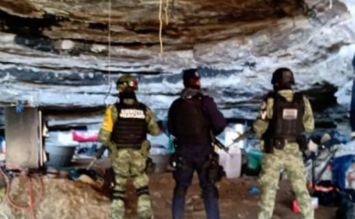 Clandestine Laboratory Dismantled in Michoacán Cave