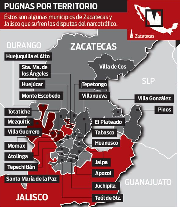Mapping Organized Crime Presence in Zacatecas, Mexico